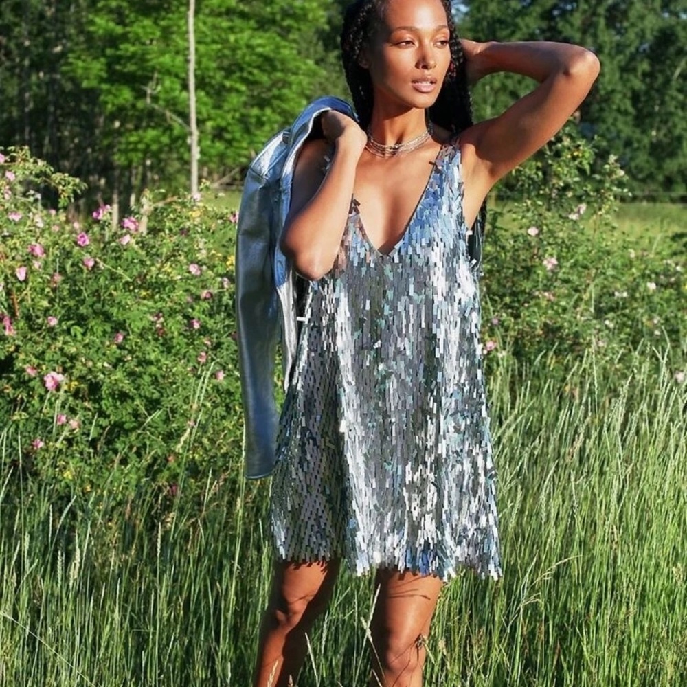 Free People Bali Over the Rainbow Mini Dress Small
NWT